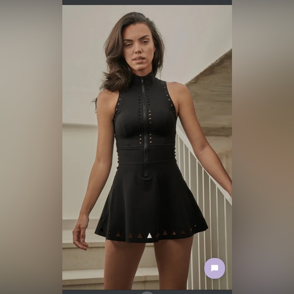 Wiskii Active Lavish Laser Cut Zip dress. Size S. - Picture 2 of 2